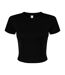 T-shirt court femme noir uni Bella + Canvas Bella + Canvas