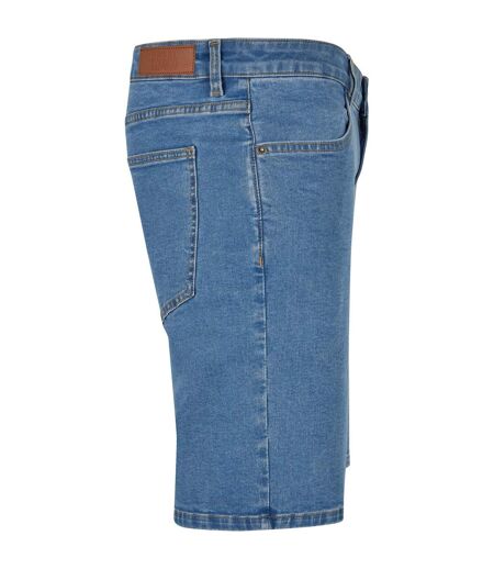Short En Jean Homme Bleu Clair Délavé Urban Classics