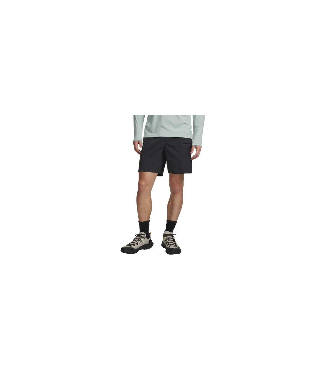 Mens Explor Hiking Cargo Shorts Anthracite Under Armour-1