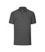 Polo 65/35 Homme Gris Foncé Chiné Fruit Of The Loom-1