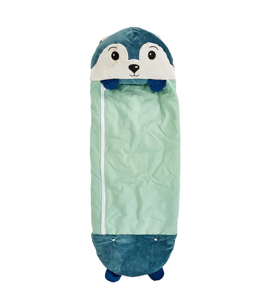 Sac de Couchage Convertible Loup 50x130cm Bleu-2