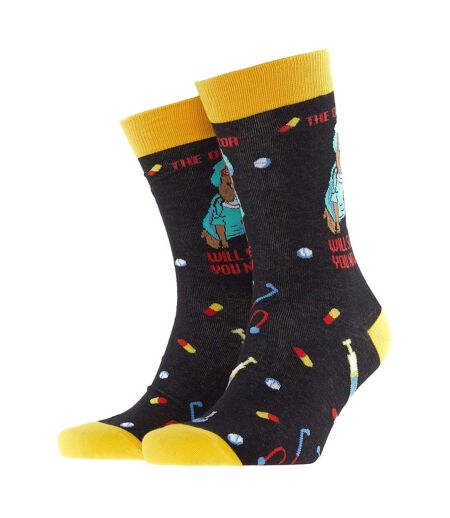Dog Pattern Novelty Unisex Funny Dress Socks