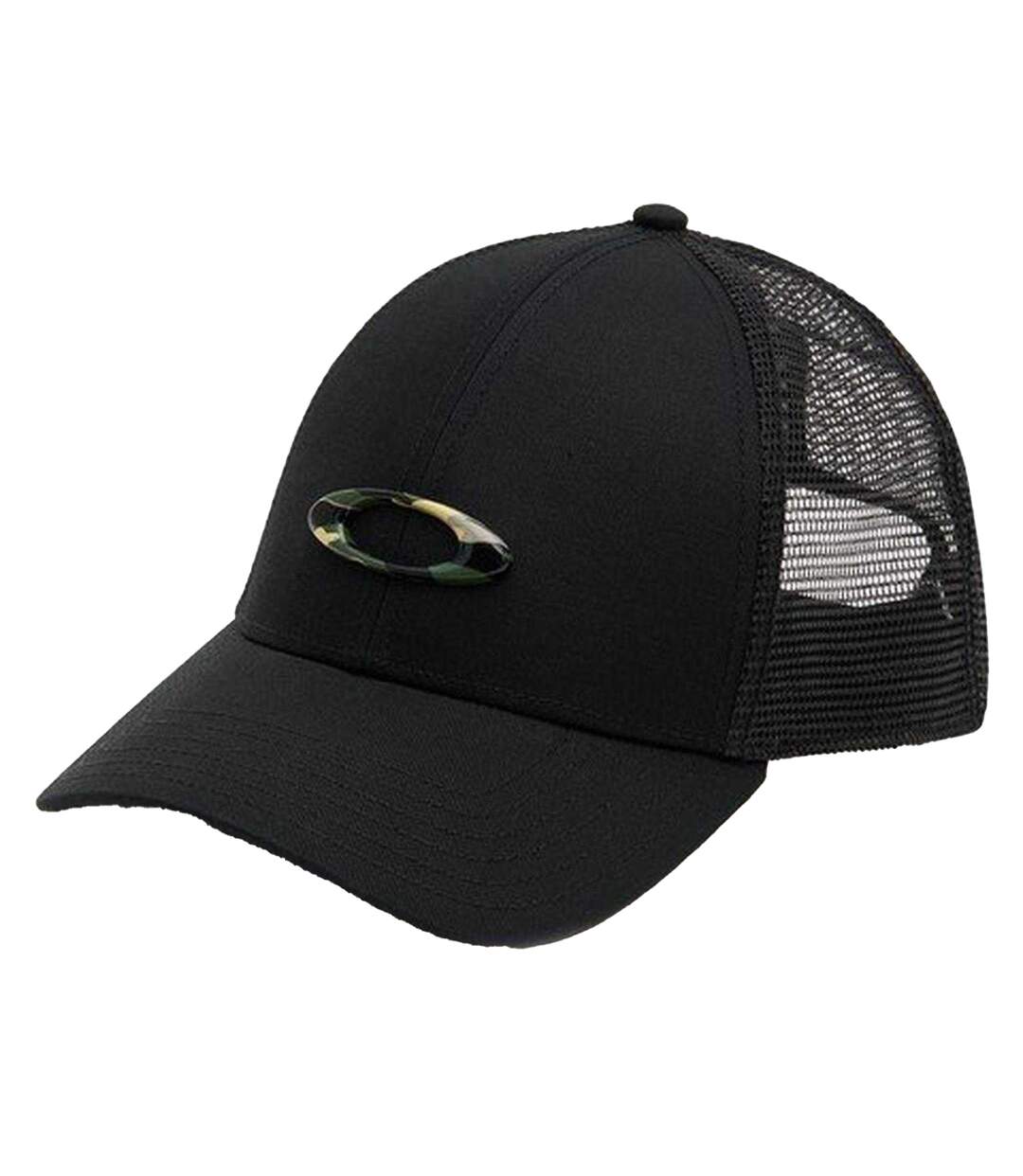 Mens Eclipse Camo Trucker Cap Black Oakley-2