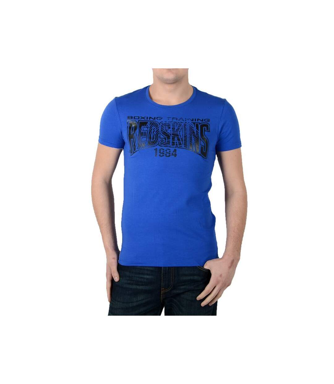 Tee Shirt Redskins Tracks Clader Bleu-1