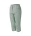 Pantacourt Uni Melodic Pro Femme Vert Pâle Dare 2B-3