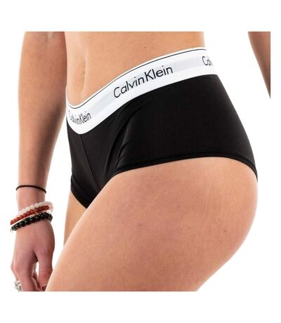 Shorty noir femme calvin klein jeans boyshort - l
