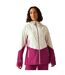 Veste Imperméable Raddick Femme Vanille Clair Bordeaux Lilas Regatta-1