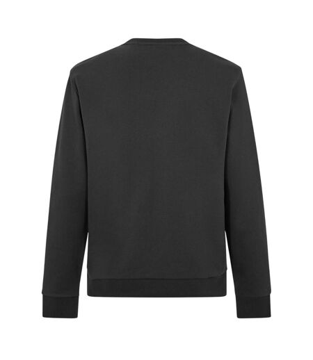 Mens Stitch Crew Neck Sweatshirt Black Boss
