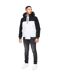 Mens Larano 2.0 Short Bomber Jacket White Glorious Gangsta-1