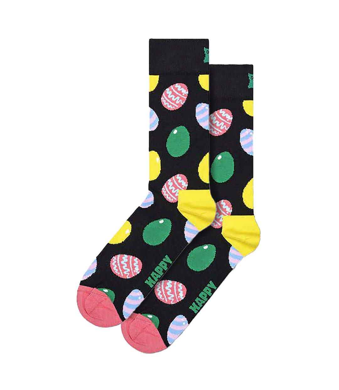 Colourful Cotton Blend Egg Design Socks for Men and Women-1