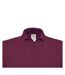 B&c Id.001 Polo À Manches Courtes Pour Hommes Rouge Foncé B And C-3