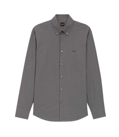 Mens Ricoplus Shirt Black Boss