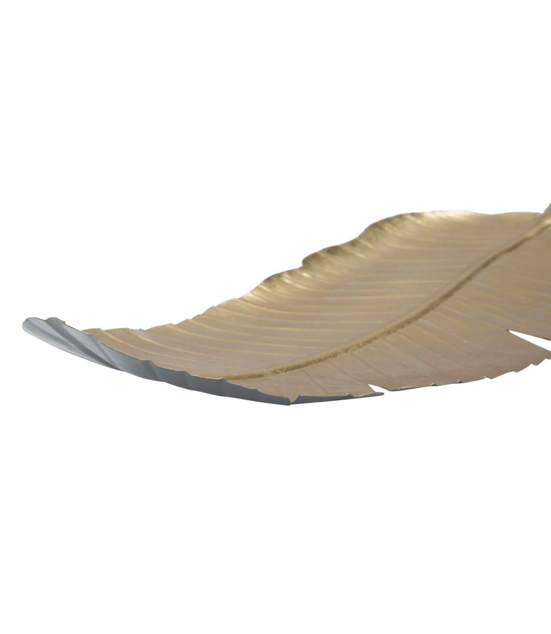 Vide-Poche en Métal Leaf 55cm Or-3