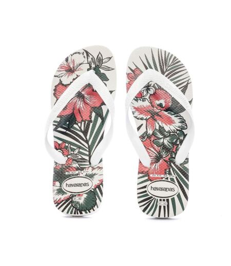 Tongs Blanche Homme Havaianas Aloha - 43/44