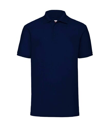 Fruit Of The Loom Mens 65/35 Pique Short Sleeve Polo Shirt (Deep Navy)