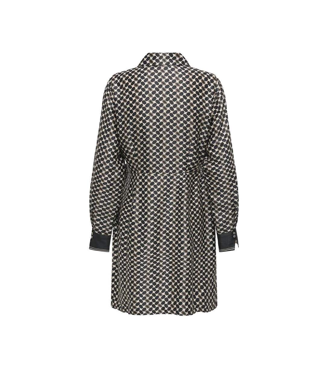 Robe Noire à Motifs Femme Only Jane Life - S