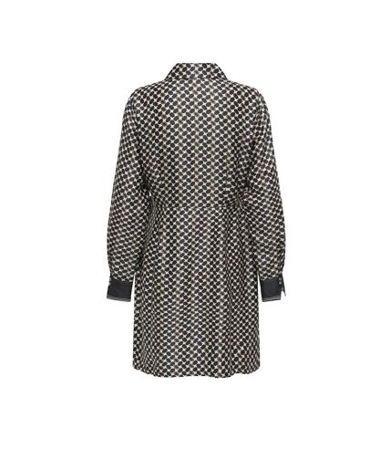 Robe Noire à Motifs Femme Only Jane Life - M