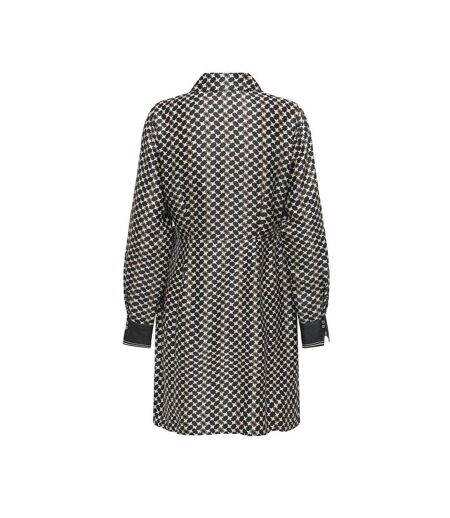 Robe Noire à Motifs Femme Only Jane Life - M