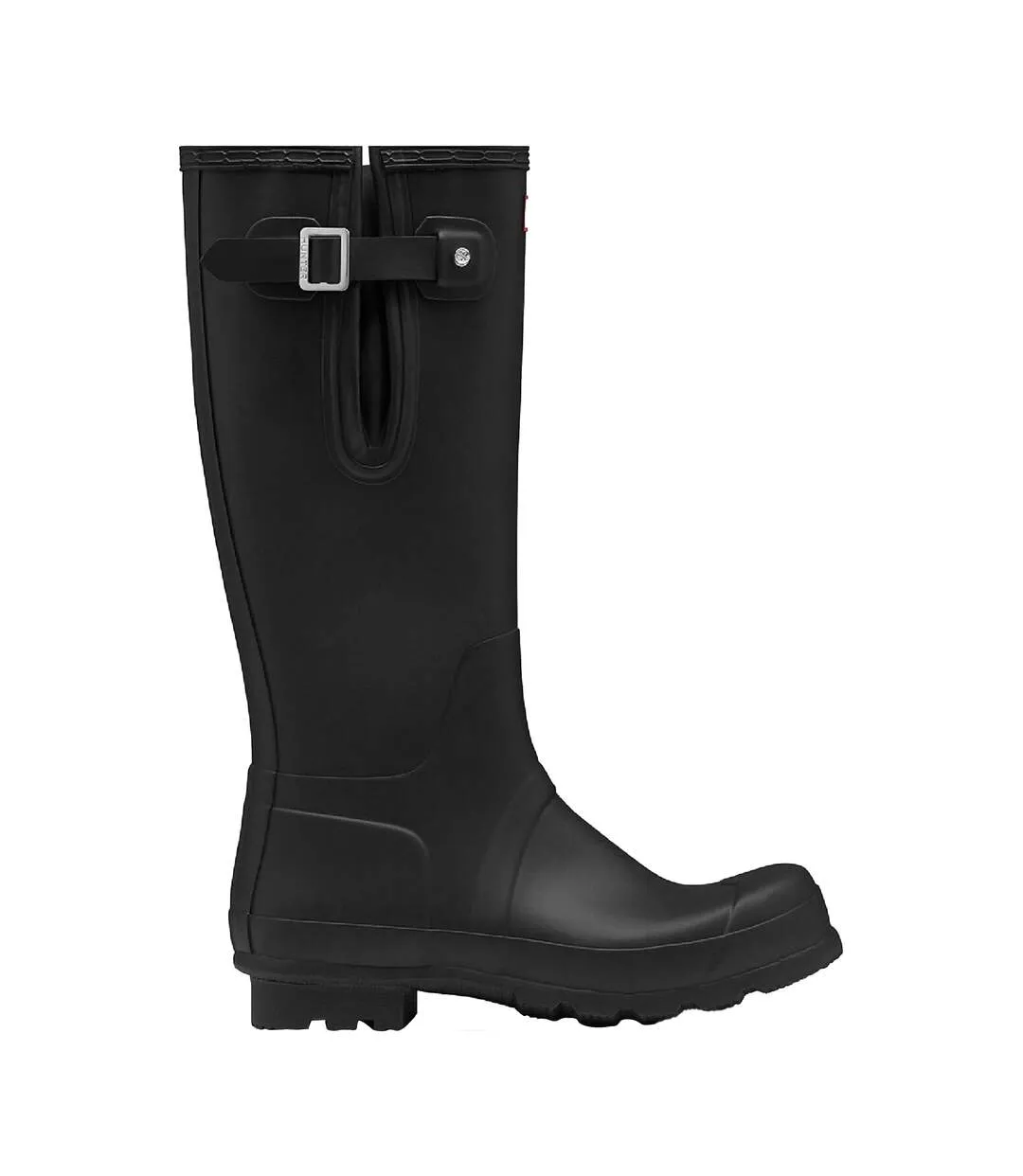 Mens Original Adjustable Side Tabs Wellington Boots Black Hunter-3