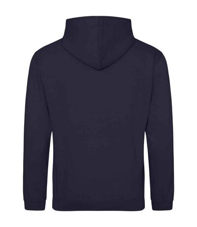 Sweat à capuche college adulte bleu marine oxford Awdis