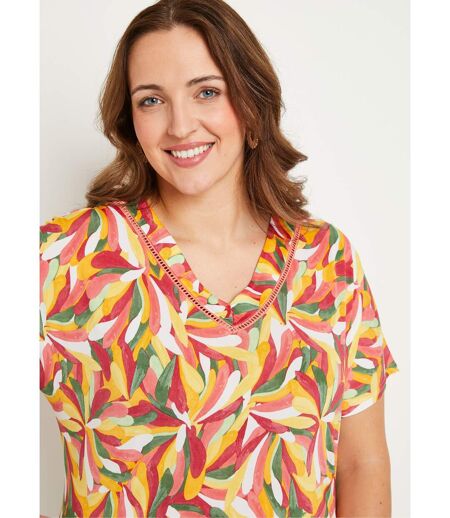 T-shirt court uni ou imprimé