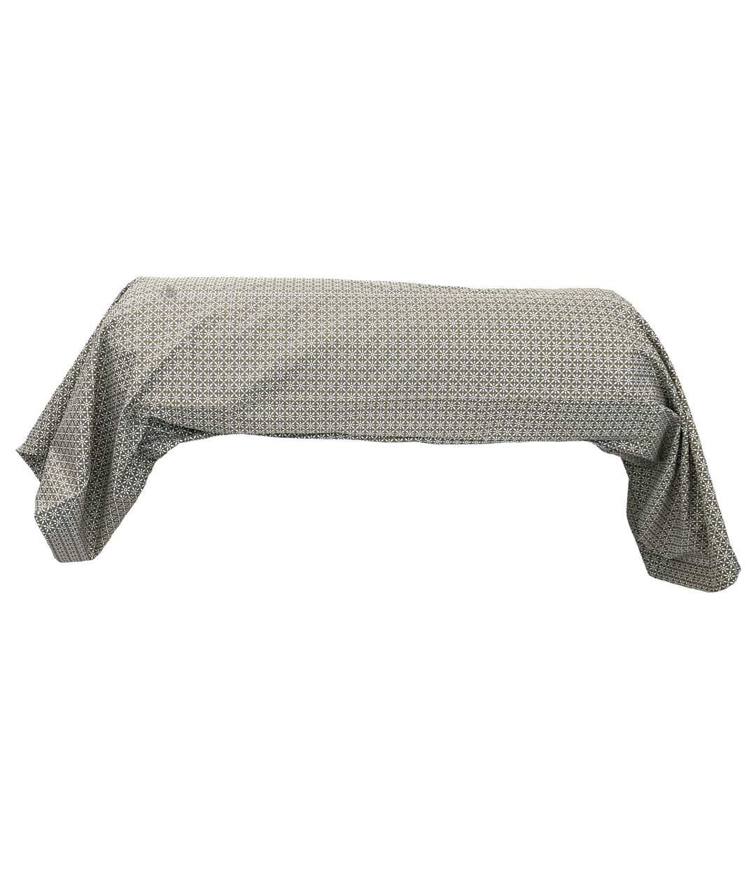 Taie de traversin percale de coton GABIN ÉPICE-2