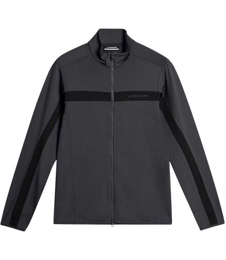 Mens Jarvis Logo Track Jacket Asphalt J.Lindeberg