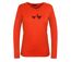 Tee-shirt MAYFLOWER NAPOLI1 orange à sérigraphie poule : confort et peps animalier-5