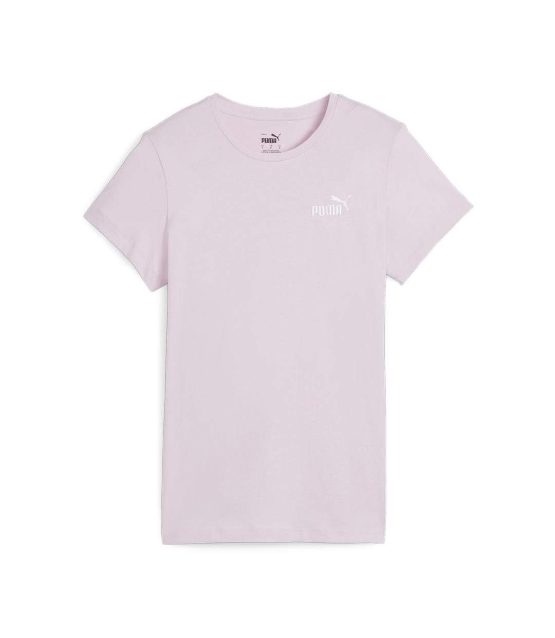 T-shirt Mauve Femme Puma Ess+ Embroid - XXS-1