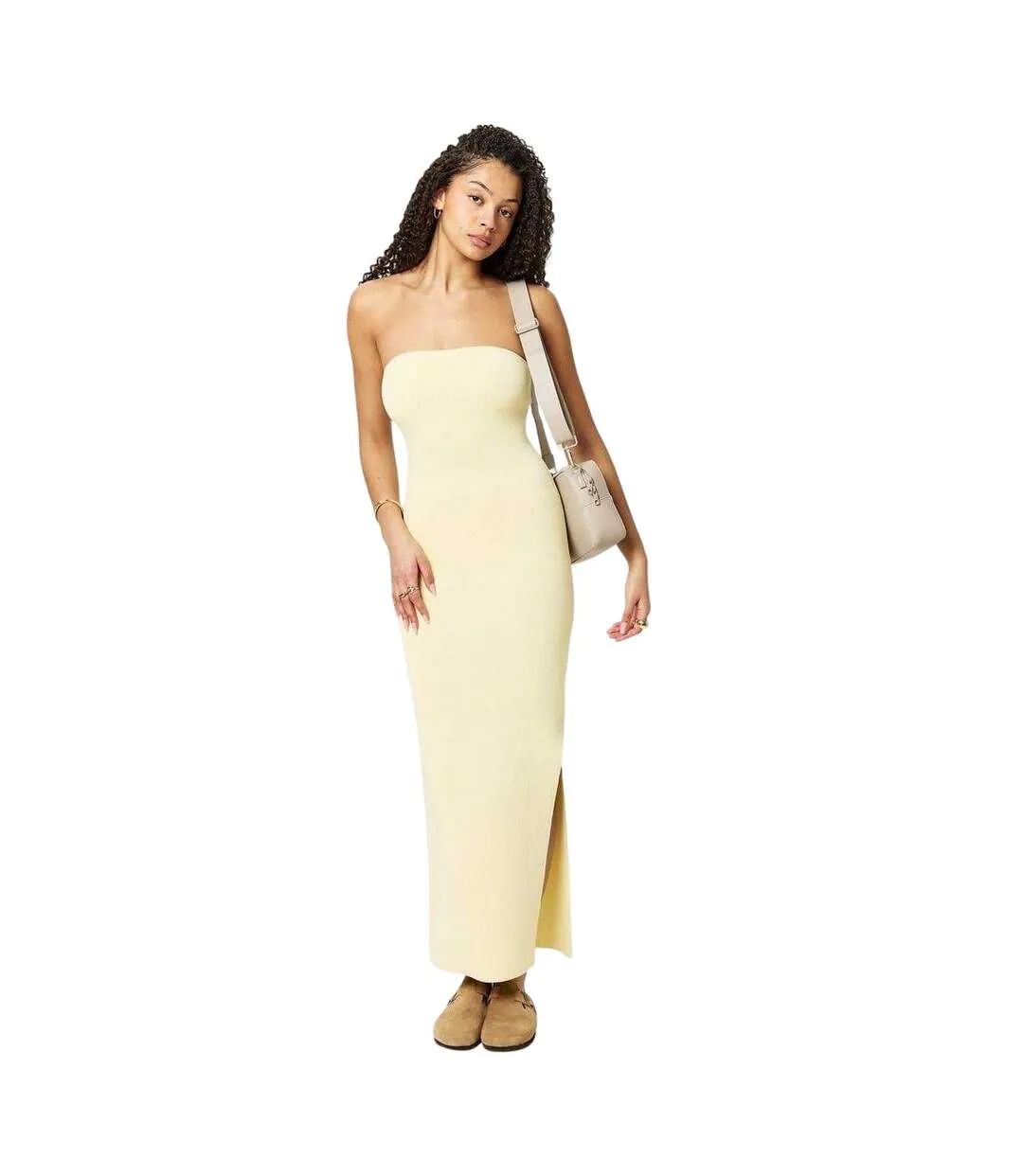 Robe Longue Femme Crème Jack Wills-1