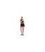 Womens/ladies Essential Plain Skort Obsidian Black Skims-1