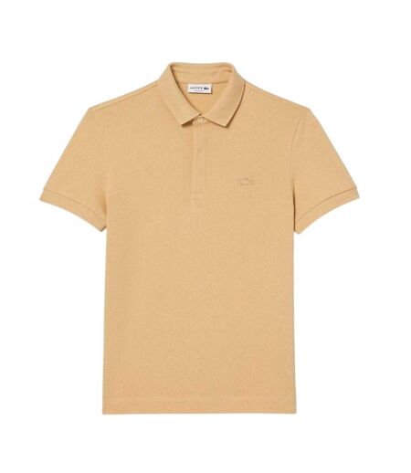 Mens Paris Stretch Polo Shirt Beige Lacoste