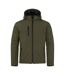 Mens Padded Soft Shell Jacket Fog Green Clique-1