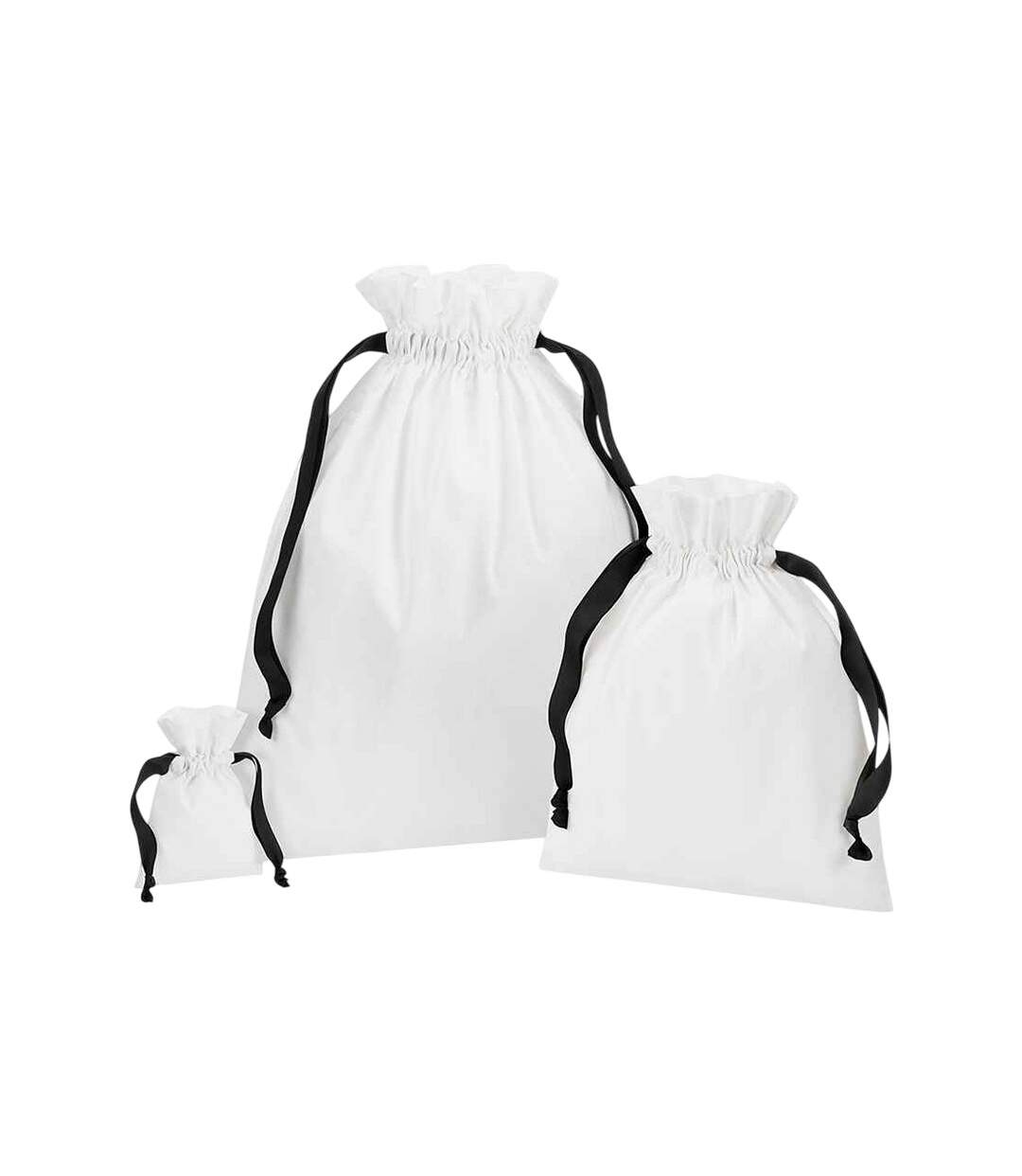 Sac Pour Cadeau 22 Cm X 15 Cm Blanc Doux Noir Westford Mill-2