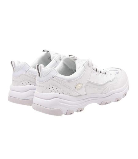 Womens/ladies Dlite Athletic Trainers White Skechers