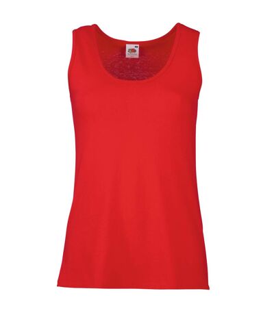 Fruit Of The Loom Ladies/Womens Lady-Fit Valueweight Vest (Red)