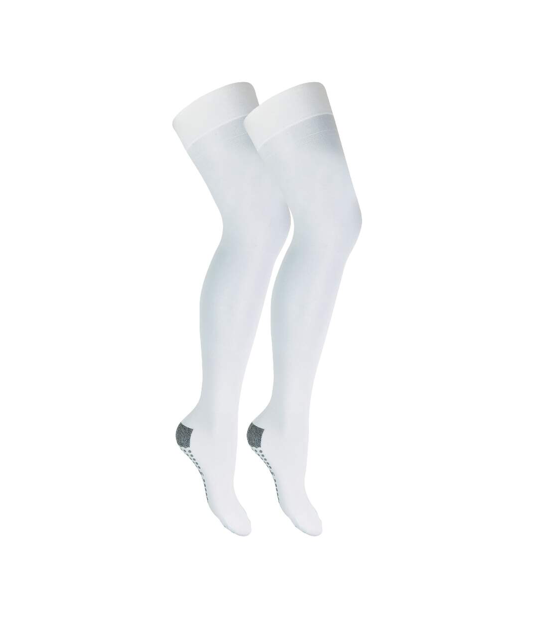 2 Pair Non Slip Thigh High Anti-Embolism Compression Stockings-1
