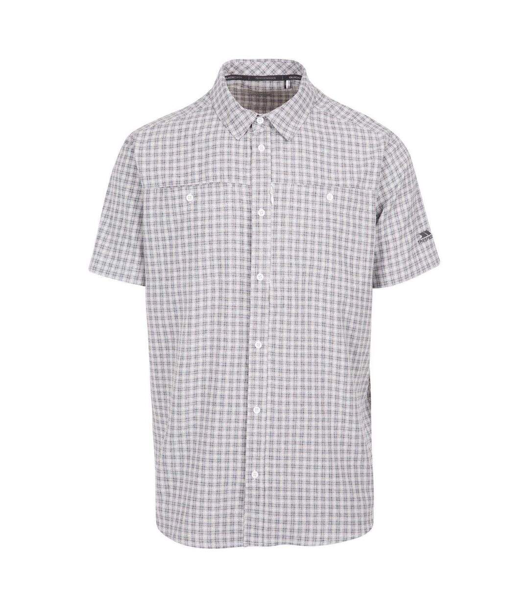 Mens Gilcrux Short-sleeved Shirt White Trespass-1
