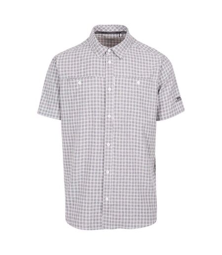 Mens Gilcrux Short-sleeved Shirt White Trespass