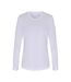 TriDri T-Shirt Performance à manches longues pour femme/femme (Blanc) - UTRW6561
