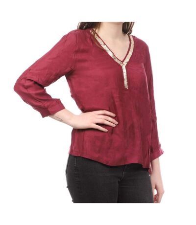 Blouse fuchsia Femme Teddy Smith Tamara - L