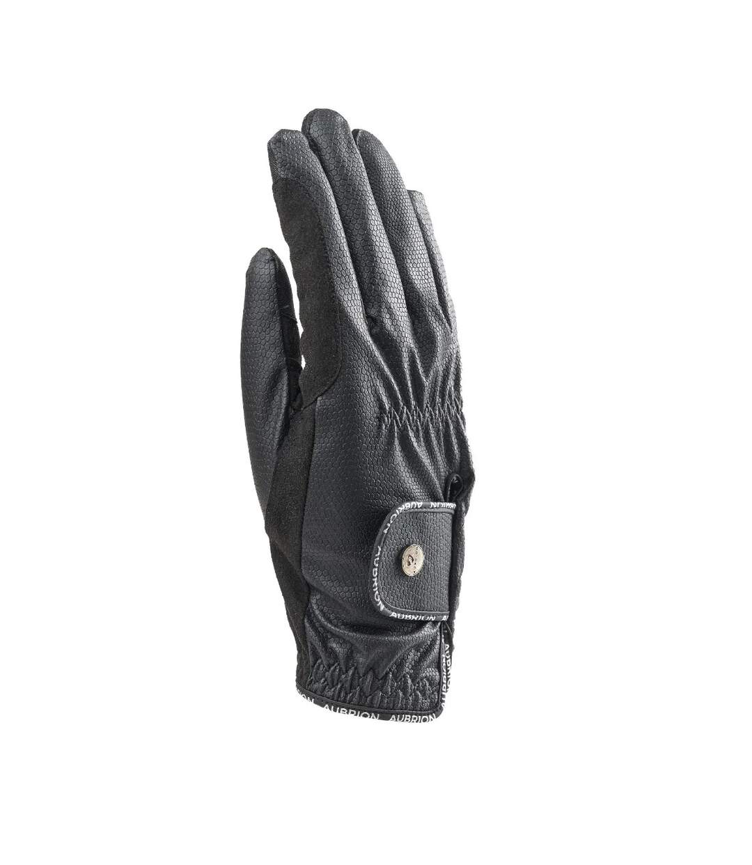 Unisex Adult Stadium Winter Riding Gloves Black Aubrion-1