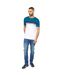 Mens Kemble T-shirt Teal Navy Bewley & Ritch-4