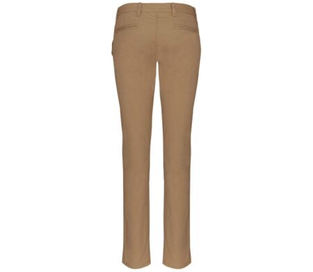 Pantalon chino - Femme - PAT741 - beige camel