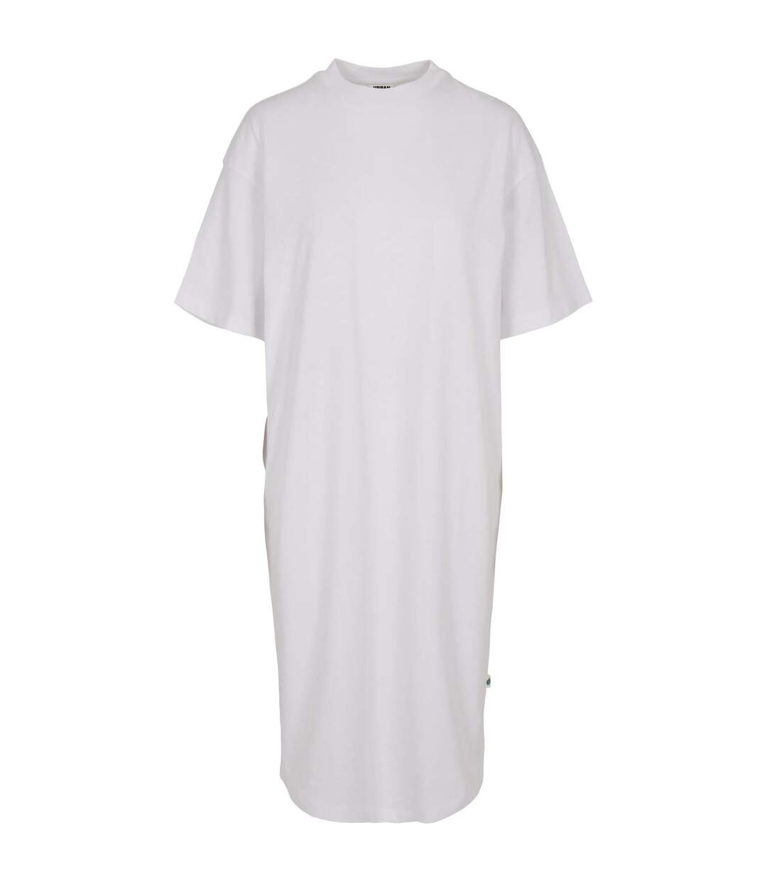 Robe T-shirt Motif/style Long Femme Blanc Urban Classics-1