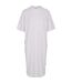 Robe T-shirt Motif/style Long Femme Blanc Urban Classics-1