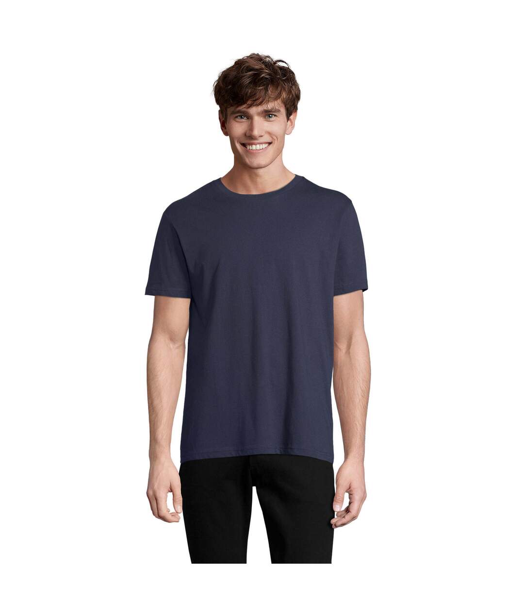 T-shirt Odyssey Adulte Bleu Marine SOLS-1
