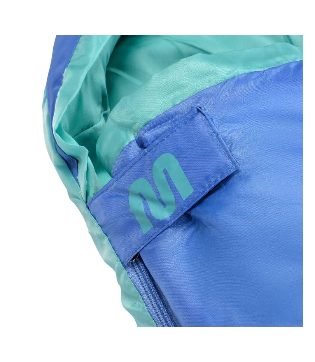 Childrens/kids Mimpi Mummy Sleeping Bag One Size Blue Green Meteor-3