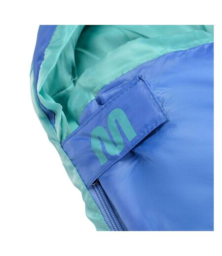 Childrens/kids Mimpi Mummy Sleeping Bag One Size Blue Green Meteor