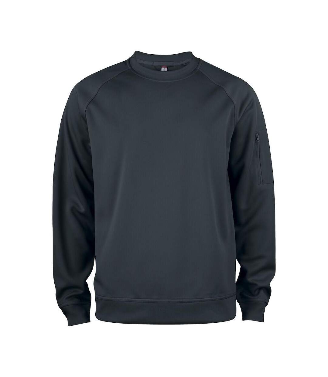 Unisex Adult Basic Active Sweatshirt Black Clique-3